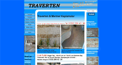Desktop Screenshot of e-travertine.com